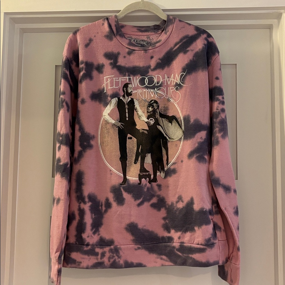 Fleetwood Mac size M tie dyed sweatshirt